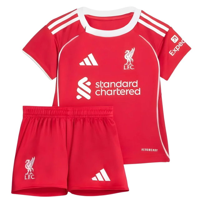 2025-2026 Liverpool Home Baby Kit (Kerkez 6)-SoccerKits Hub | Buy Soccer Jerseys Online